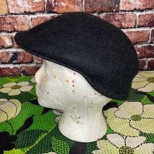 Country Gentleman 100% WOOL cap Medium grey gray like new pageboy newsboy golf